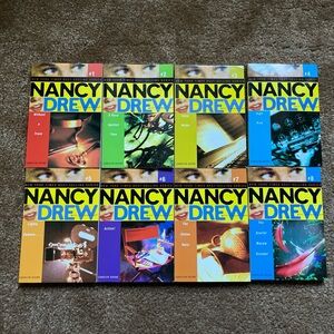 EUC Nancy Drew Mystery Books 1-8 by Carolyn Keene